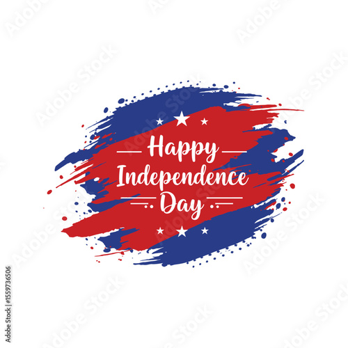 Grunge USA flag symbol illustration for patriotic American election day