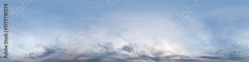 Wallpaper Mural Dark moody rain clouds in dramatic overcast sky. Seamless 360 HDR spherical panorama. Full zenith or sky dome in 3D environment, sky replacement for aerial drone panoramas. Climate and weather change Torontodigital.ca