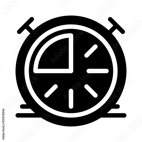stopwatch glyph icon