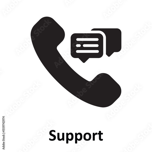 Support Vector Icon which can easily modify or edit