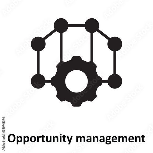 Opportunity management Vector Icon which can easily modify or edit