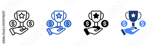 Prize icon sheet multiple style collection