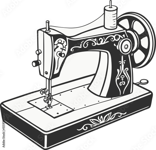 vintage sewing machine