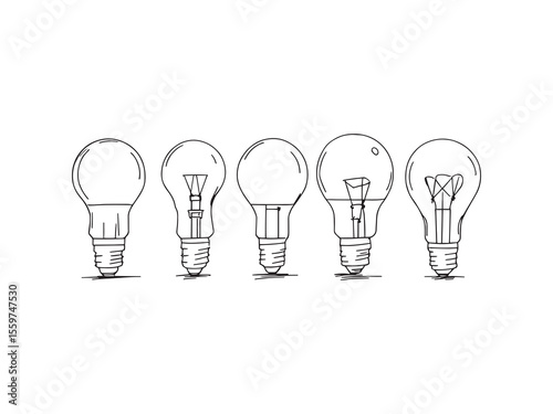 smart light bulb technology energy saving icon design