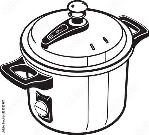 cooking pot vector illustration
