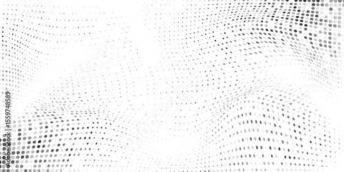 Abstract grunge halftone gradient background. Faded grit noise texture. White and black sand wallpaper design abstract modern