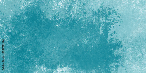 Creative blue textured brush strokes with grunge look

