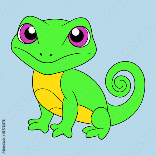 green frog cartoon