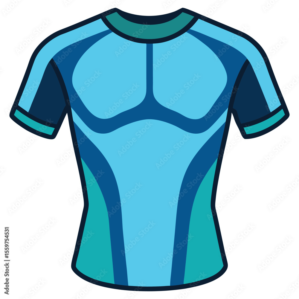 Naklejka premium Compression shirt