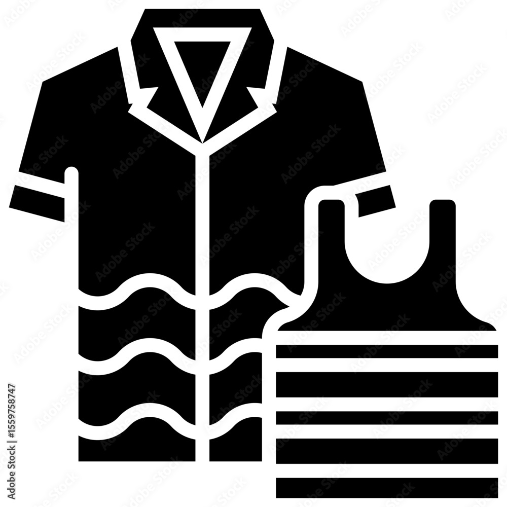 Obraz premium Summer Shirt Icon