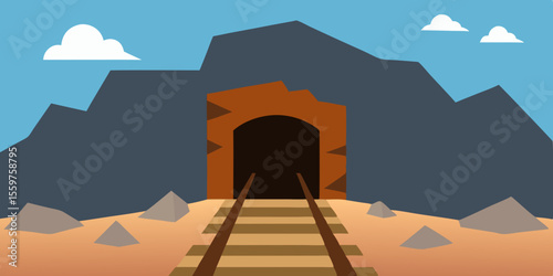 Journey into the Mountain Exploring the Depths of a Mine Shaft