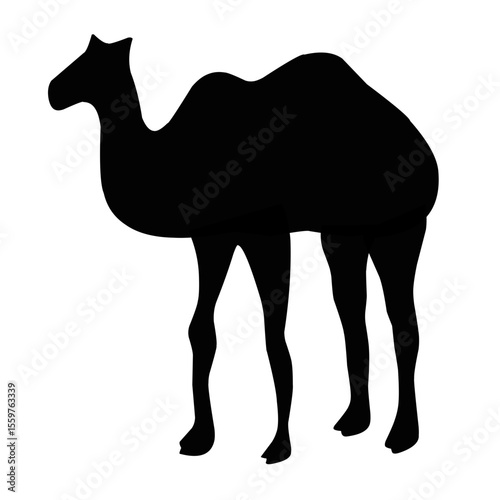 camel silhouette vector