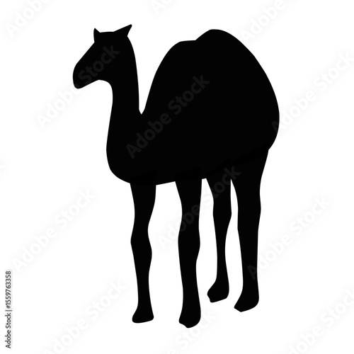 camel silhouette vector