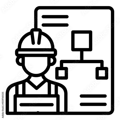 Subcontracting  Icon Element For Design
