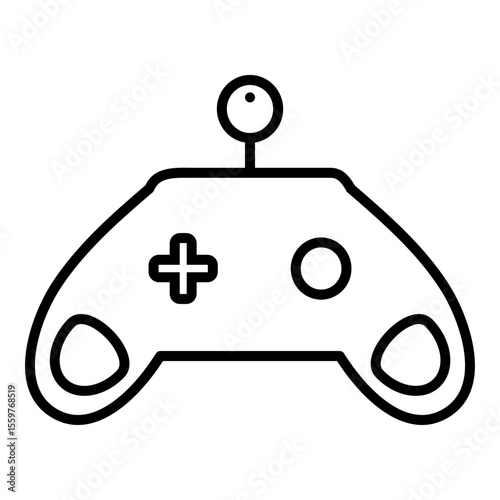 Modern wireless game controller.
