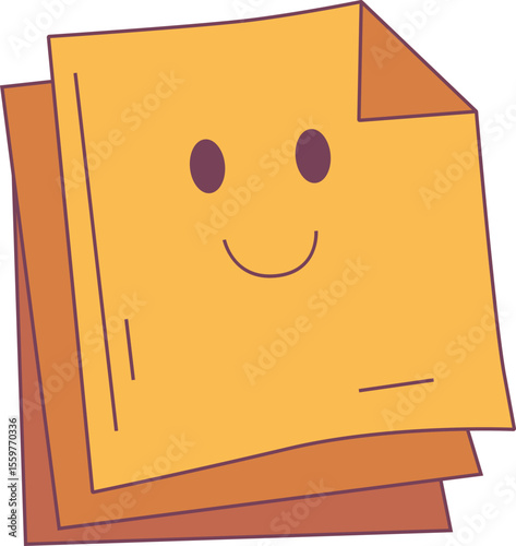 Sticky Note illustration, perfect for design graphic needs