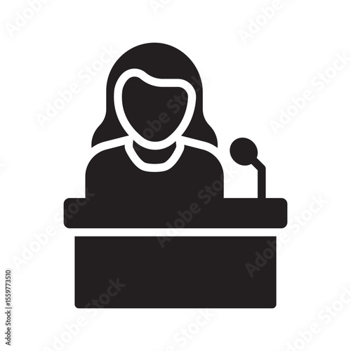 Help desk Vector Icon which can easily modify or edit