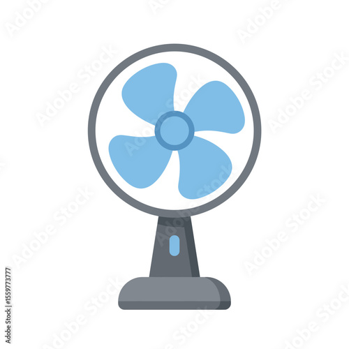 Electric fan icon collection Cooler sign business concept. 