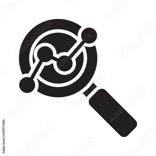 Predictive analytics Vector Icon which can easily modify or edit