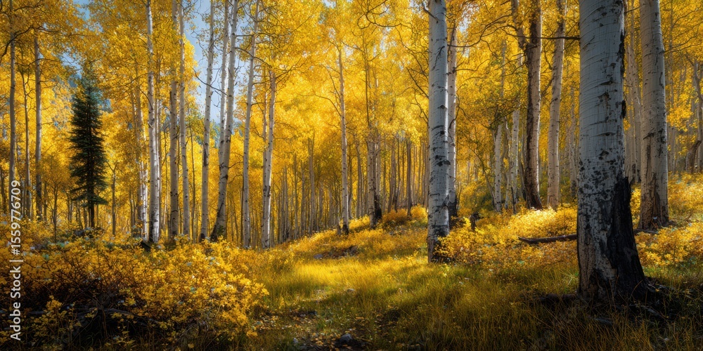 Fototapeta premium autumn in the woods