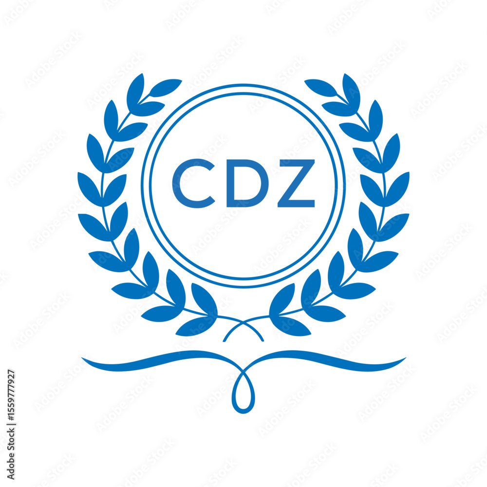 Obraz premium Royal Shield Logo with Wings and Crown – CDZ Elite Security or Premium Brand Identity Design 