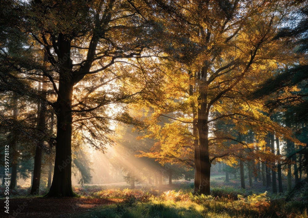 Obraz premium autumn in the park