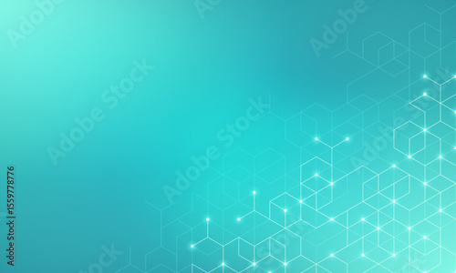 Abstract vector background with simple geometric figures and dots. Graphic design element and polygonal shape pattern