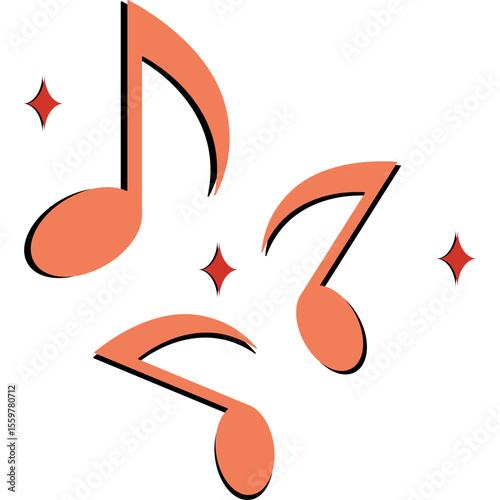 Retro Musical Note