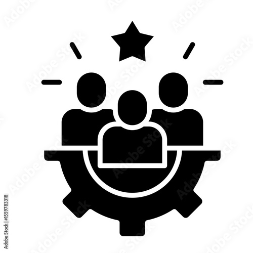 Team Augmentation  Icon Element For Design