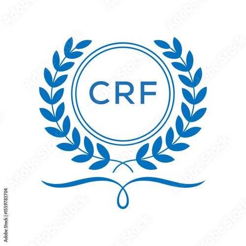 Royal Shield Logo with Wings and Crown – CRF Elite Security or Premium Brand Identity Design. CRF Letter Logo.
