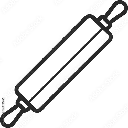  Tool in baking and cooking line art icon