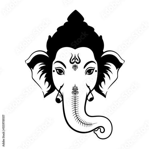 GANPATI BAPPA VECTOR DESIGN 3