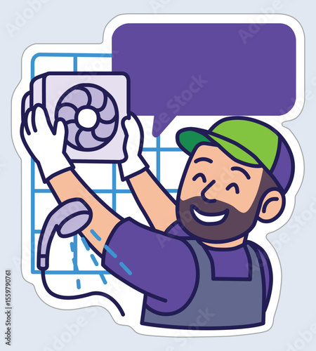 HVAC & Air Conditioning Stickers – Installation, Service & Repair