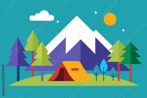 Camping in the Nature