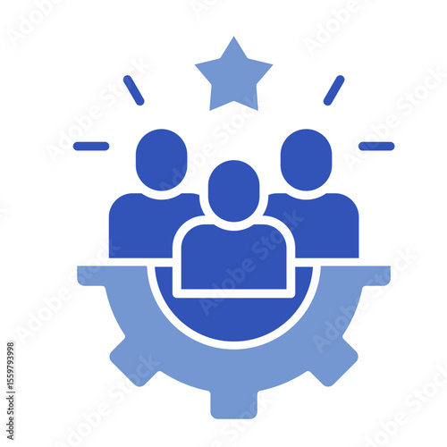 Team Augmentation  Icon Element For Design