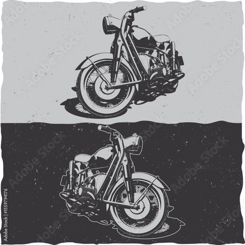 vector illustration of a bike 