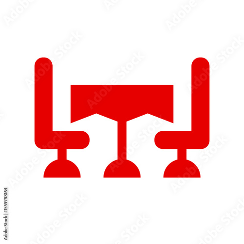 Banquet Service Catering Buffet Icon for Elegant Dining and Hotel Food