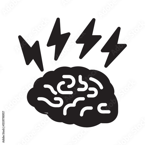 Brainstorming Vector Icon which can easily modify or edit