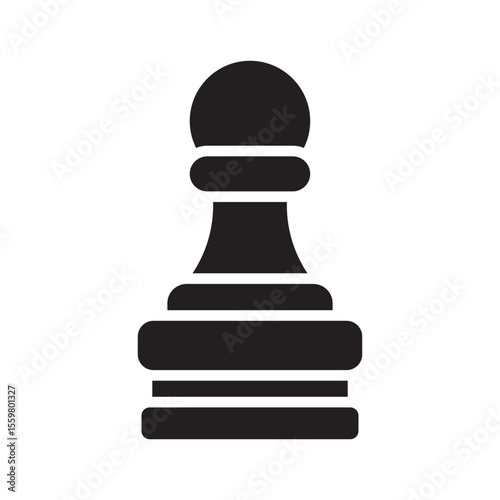 Chess pawn Vector Icon which can easily modify or edit