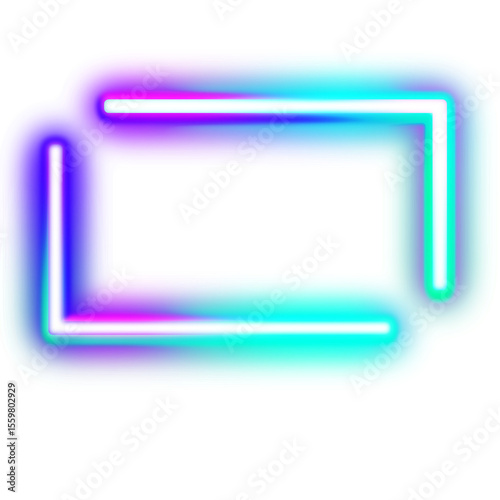 Neon Frame Border