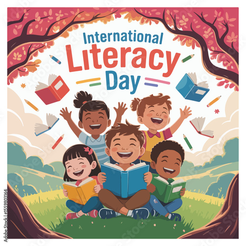 International Literacy Day Observation Poster