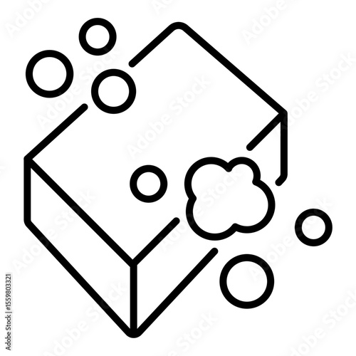 soap bar outline icon