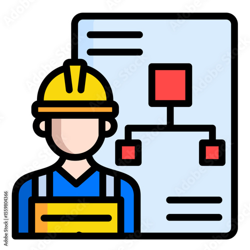 Subcontracting  Icon Element For Design
