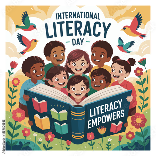 International Literacy Day Observation Poster
