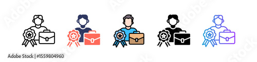Business Professional multiple icon