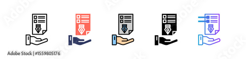 Business Proposal multiple icon