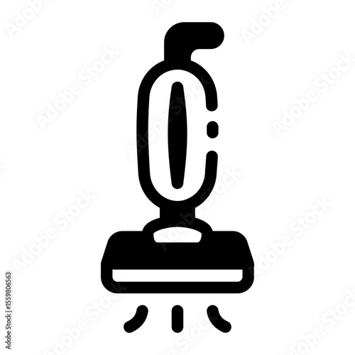 A glyph style icon showing dustbuster
