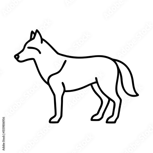 vector illustration of a horse