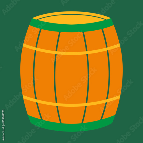 Wooden Barrel St. Patrick's Day

