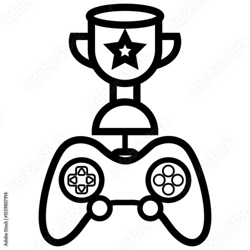 E Sport Line Icon